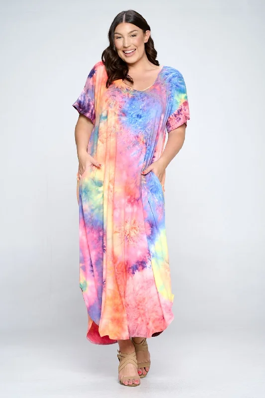 Neon Fuchsia Tie Dye