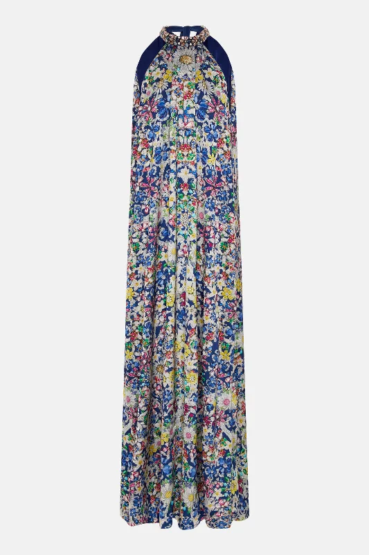 Incredible Offers Edie Dress Crystal Flora Midnight