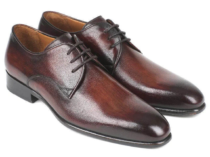 Extra Discounts Paul Parkman Antique Brown Derby Shoes (ID#696AT51)