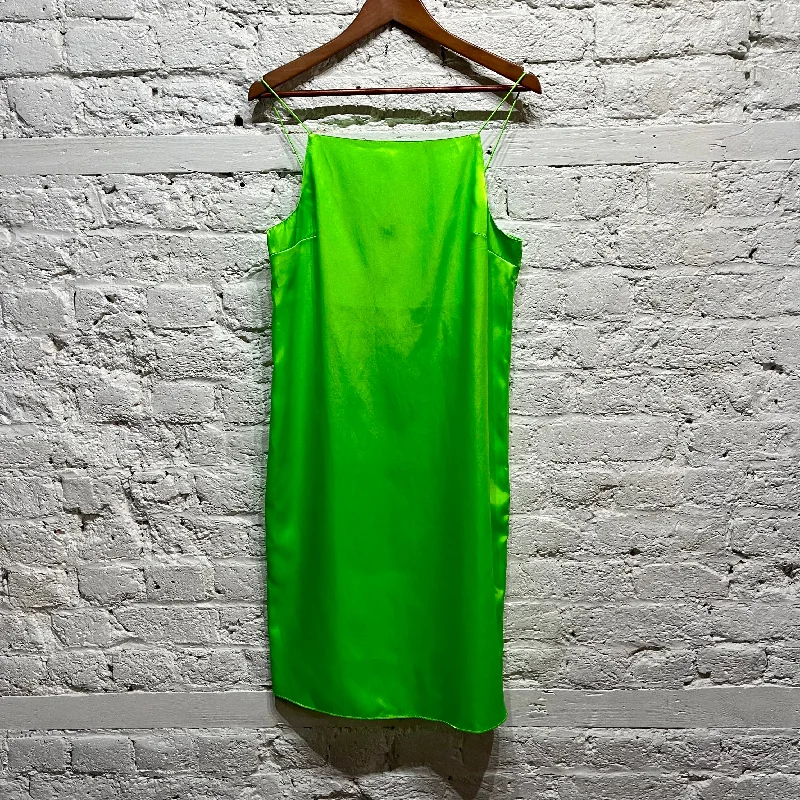 Discount Extravaganza KWAIDAN EDITIONS 
NEON GREEN SLIP DRESS