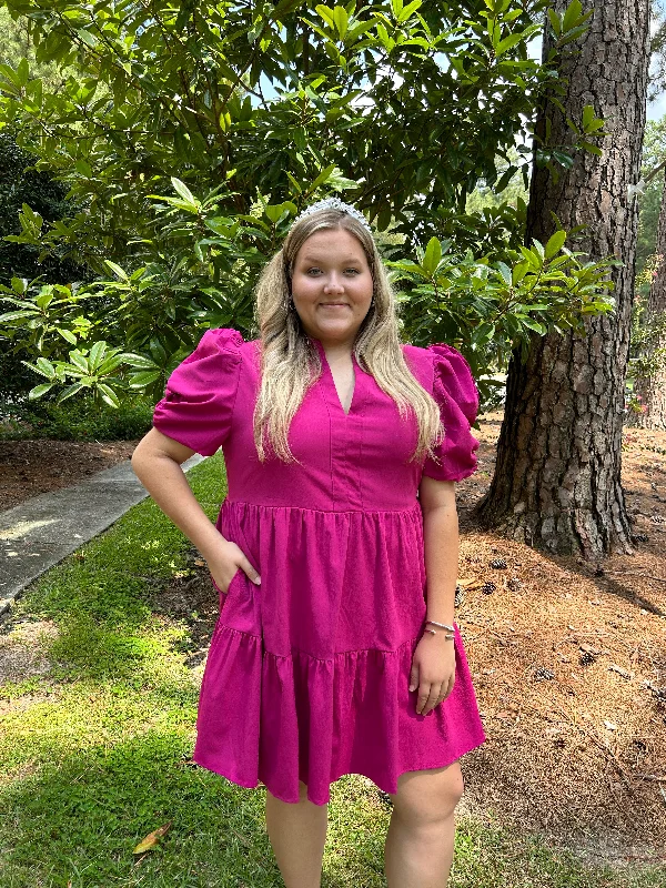 Online Only Perfect and Pink Everyday Dress