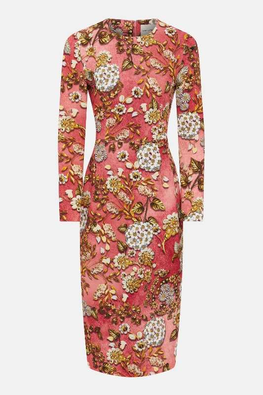 Overstock Naomi Dress Metallum Petal
