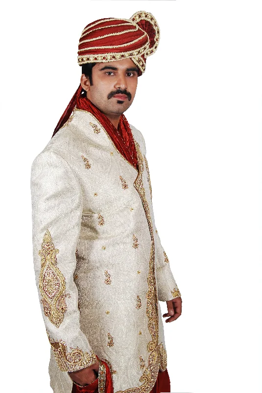 Reduced Prices Modern Groom Indian Wedding Golden Sherwani For Men
