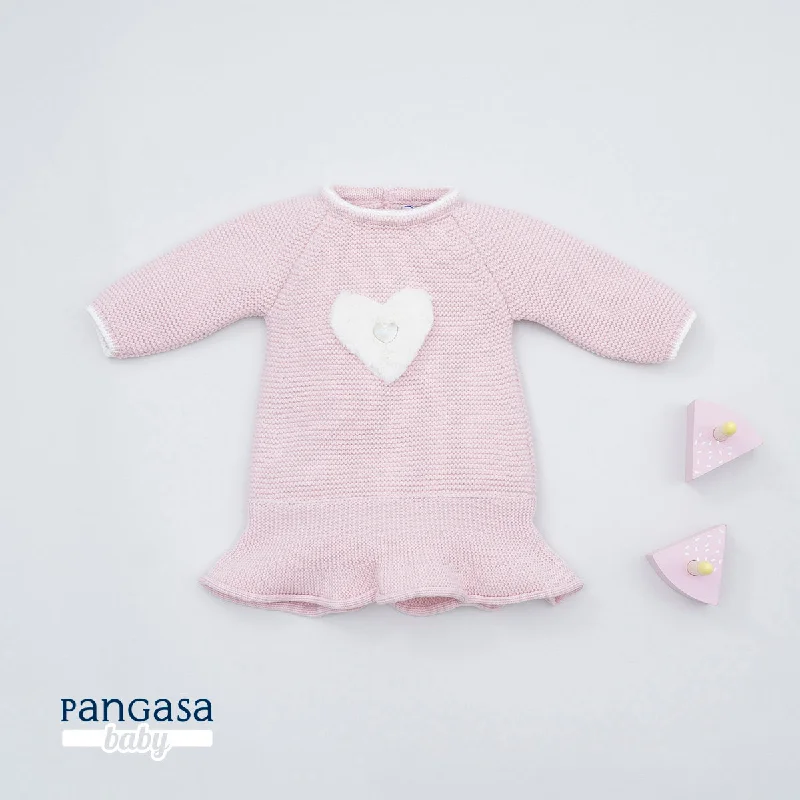 Special Buy Pangasa Powder Pink Knitted Sweetheart Dress