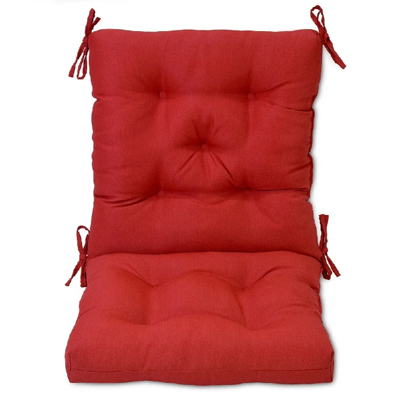 Chair Cushion Tufted Red