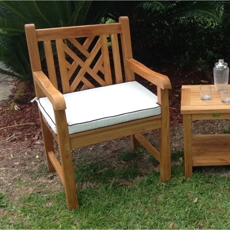 Chic Teak Cushion for Chic Teak Chippendale Chair or Santiago Rocking Chair