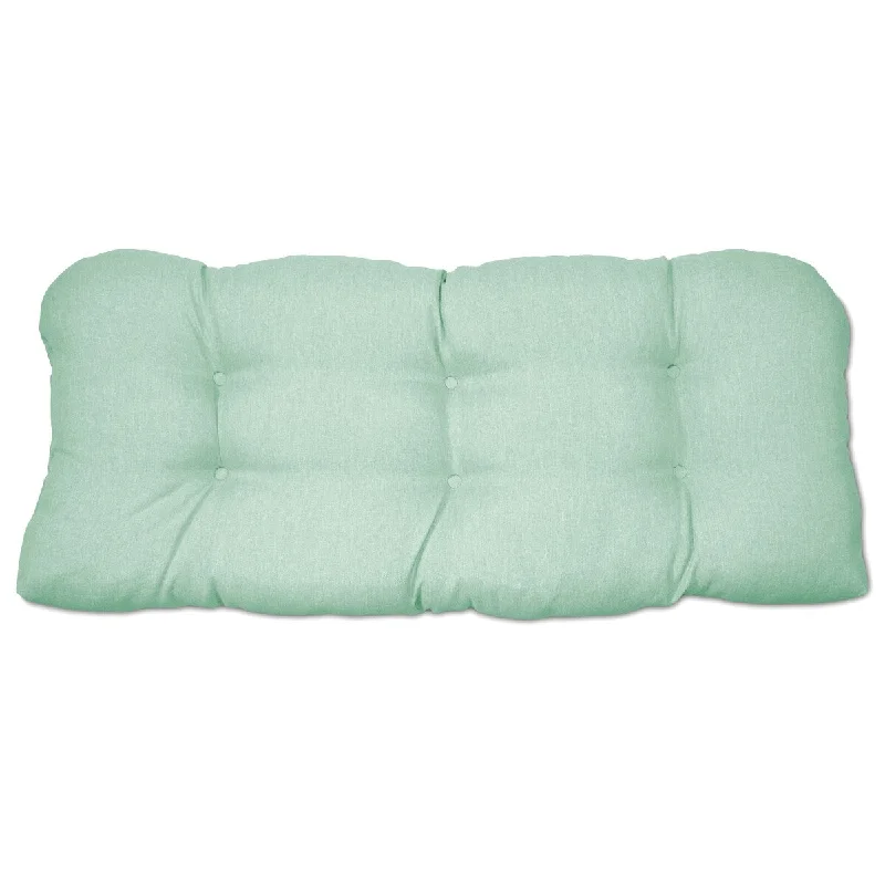 Decor Therapy Outdoor Patio Tufted Settee Cushion