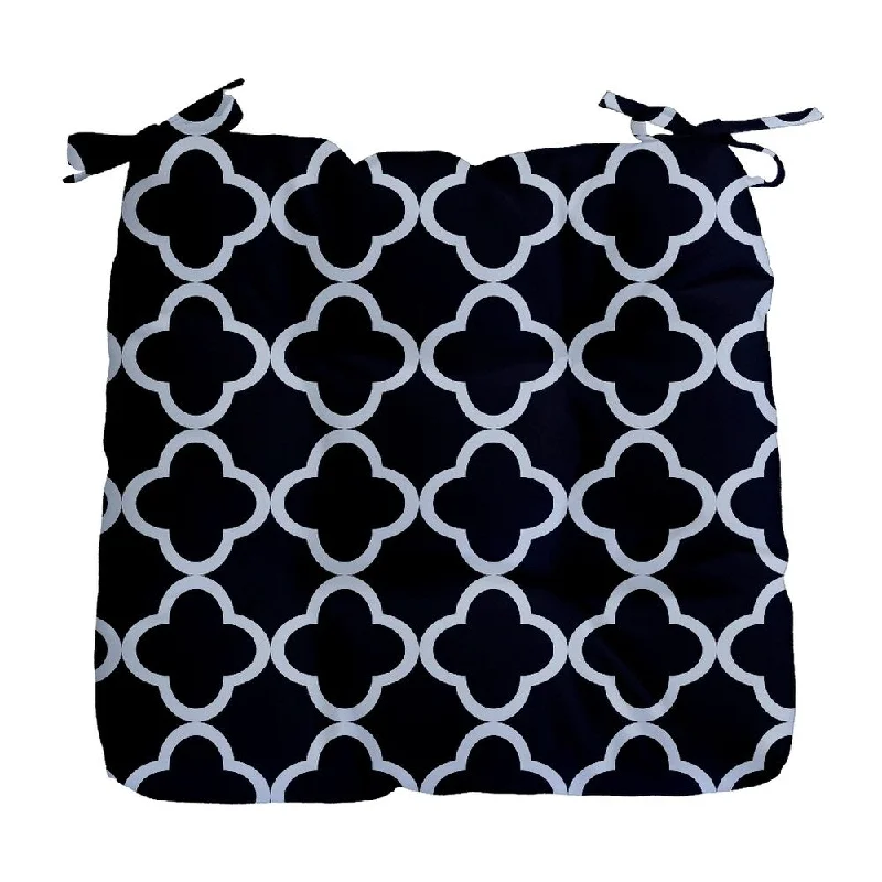 Geometric Moroccan Print Outdoor Seat Cushion