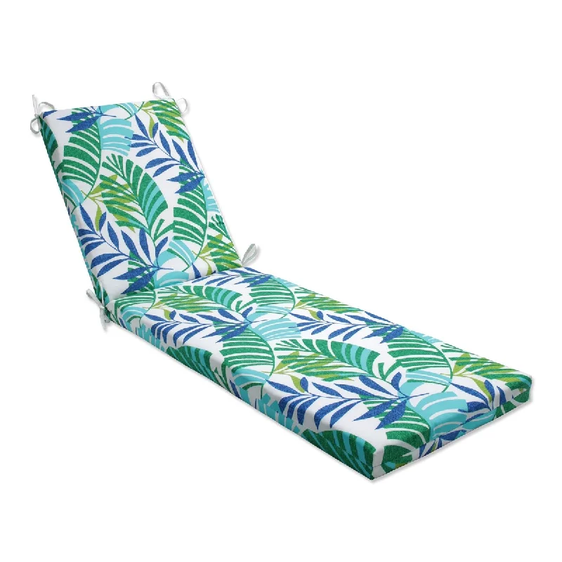 Islamorada Blue/Green Chaise Lounge Cushion - 72.5 X 21 X 3