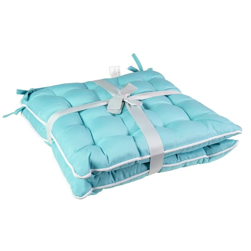 Patio Premier 2pk Aqua Spunpoly Seat Cushion with Flame Retardant Filling