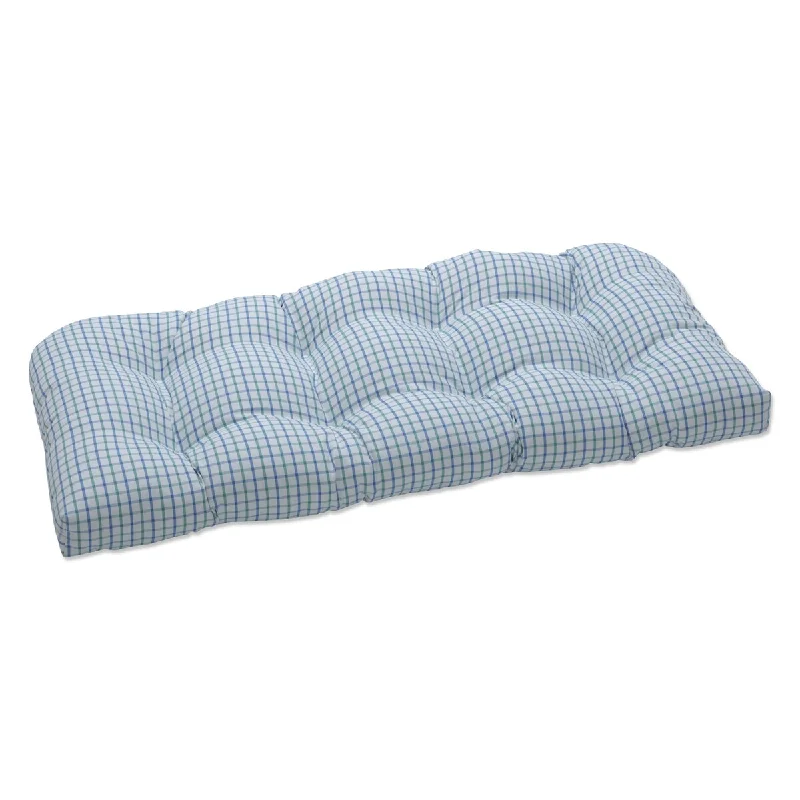 Pillow Perfect Outdoor Nash Opal Wicker Loveseat Cushion - 19 X 44 X 5 - 19 X 44 X 5