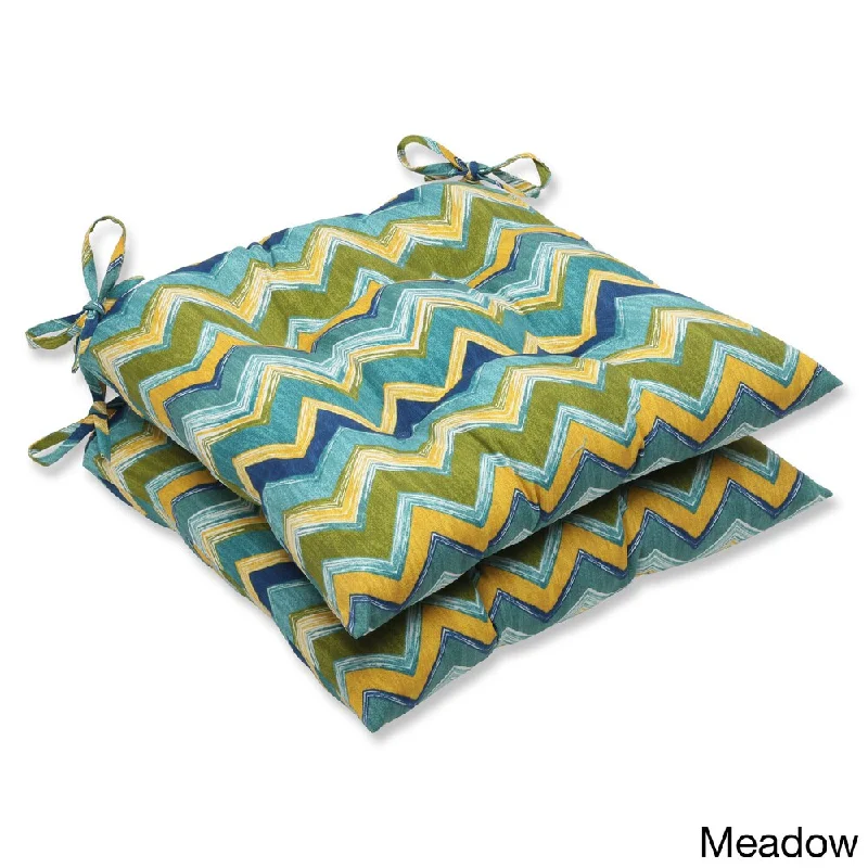 Pillow Perfect Outdoor Tamarama Wrought Iron Seat Cushion (Set of 2)