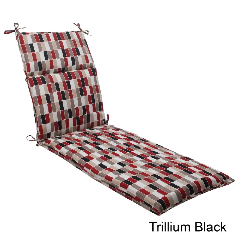 Pillow Perfect Trillium Polyester Outdoor Chaise Lounge Cushion