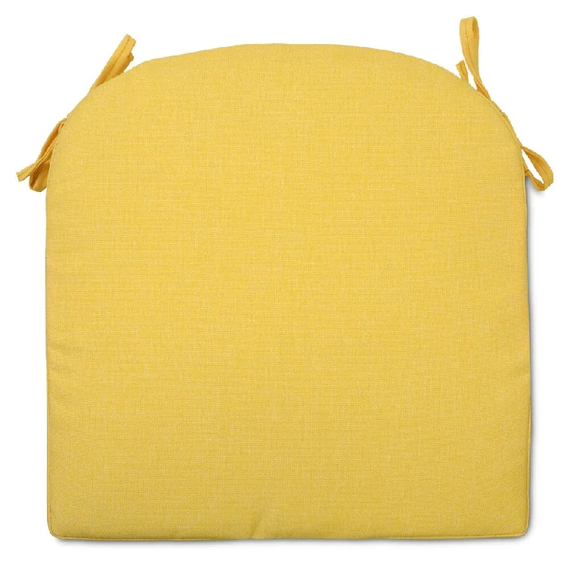 Seat Cushion Round Back Yellow