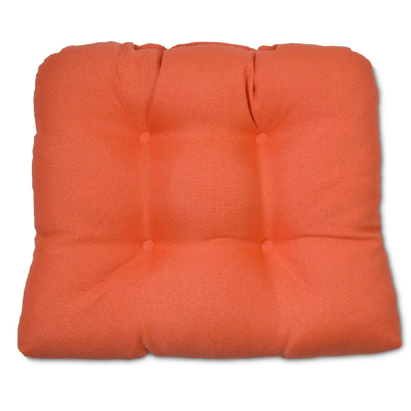 Seat Cushion Tufted Coral