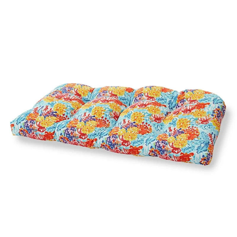 Terrasol Wildflower Dreams Outdoor Settee/Loveseat Cushion