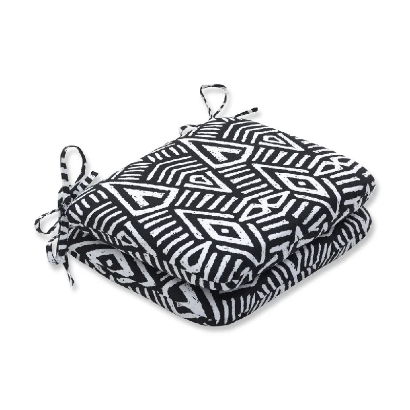 Tribal Dimensions Rounded Corners Seat Cushion (Set of 2)