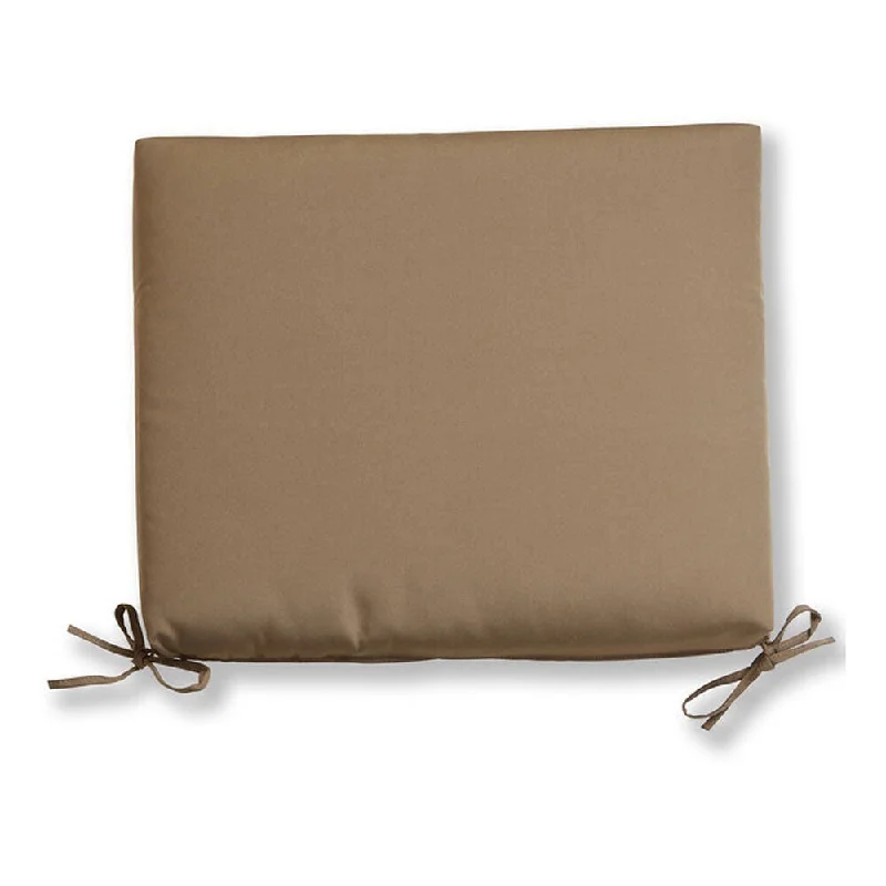 Trijaya Living Sunbrella Canvas Cocoa Patio Furniture Dining Cushion