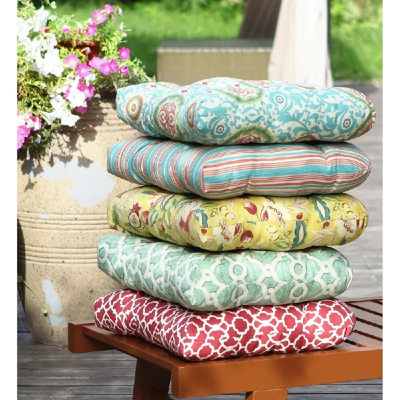 Incredible Offers Waverly Olivia Outdoor 19-inch Dinning Chair Cushion