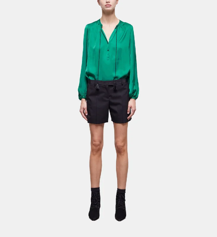 The Best Prices Black Wool Shorts