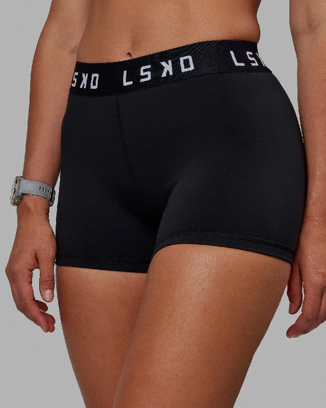 Price Rollback Extend X-Length Shorts - Black-White