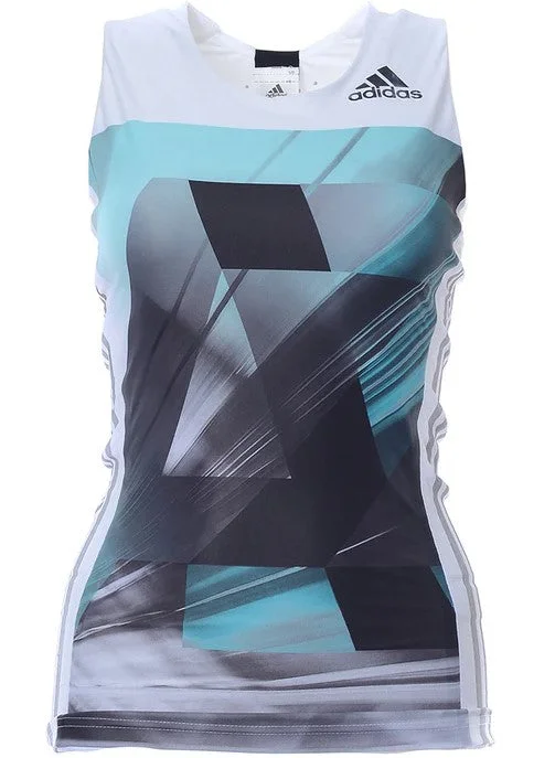 adidas Adizero Womens Running Vest Tank Top - White