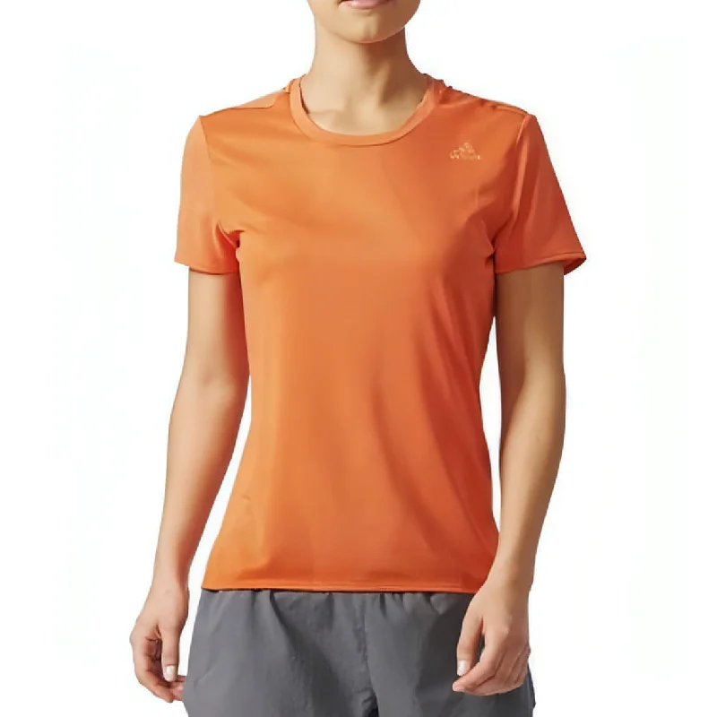 adidas Supernova Short Sleeve Womens Running Top - Orange