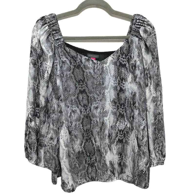 Daily Deals Blouse 3/4 Sleeve By Vince Camuto  Size: M