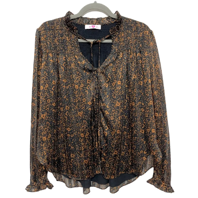 Overstock Blouse Long Sleeve By Buddy Love  Size: S