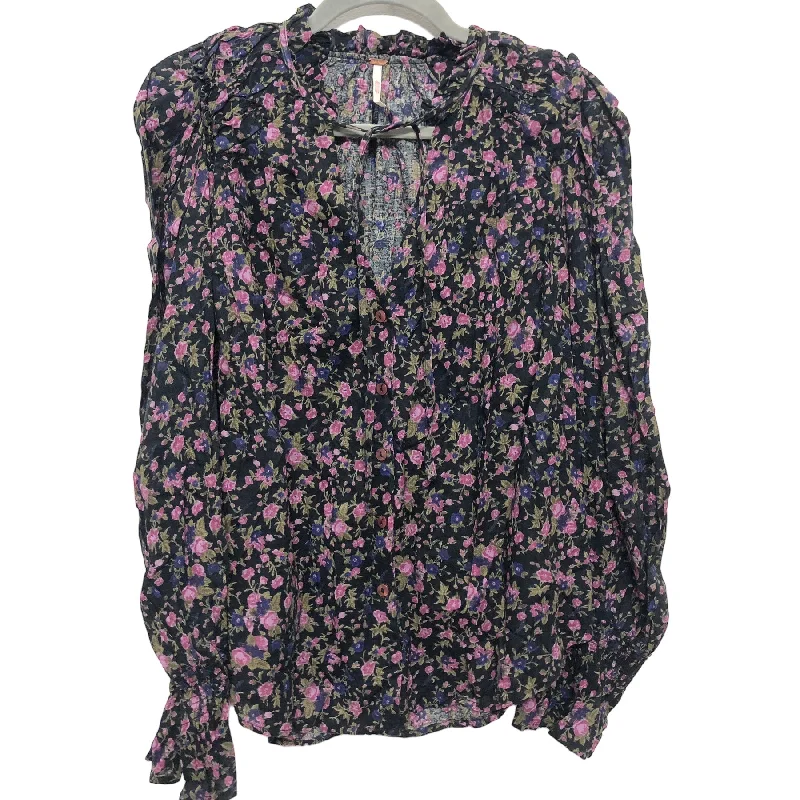 Discount Deals Blouse Long Sleeve By Free People  Size: S