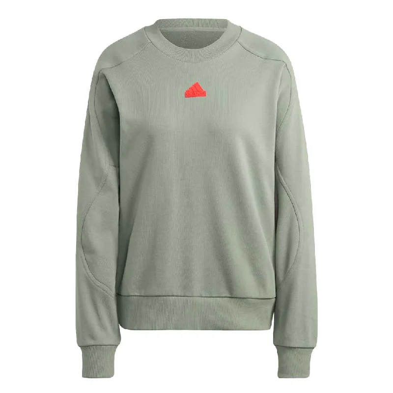 Closeout adidas - Women's City Escape Loose Crew Sweatshirt (IC0269)