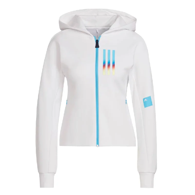 Amazing Deals adidas - Women's Mission Victory Slim Fit Full Zip Hoodie (HN1610)
