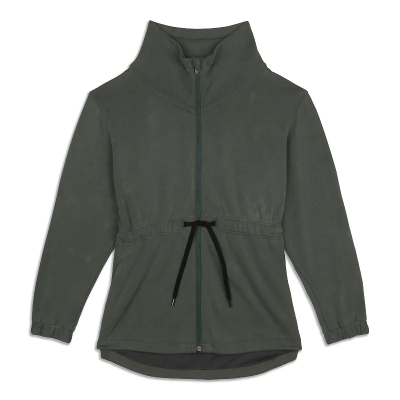 Daily Deals Cinch-Waist Softstreme Jacket - Resale