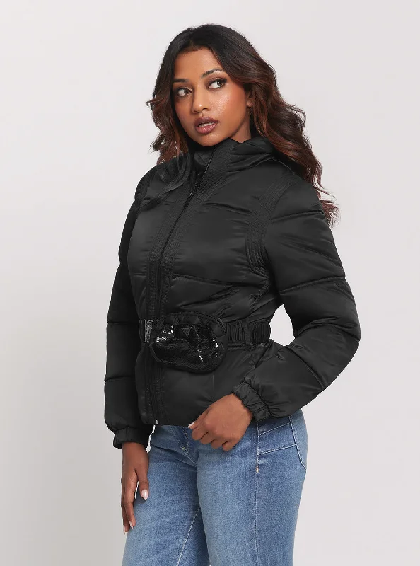 Customer Appreciation Sale Eco Black Lucia Bum Bag Puffer Jacket