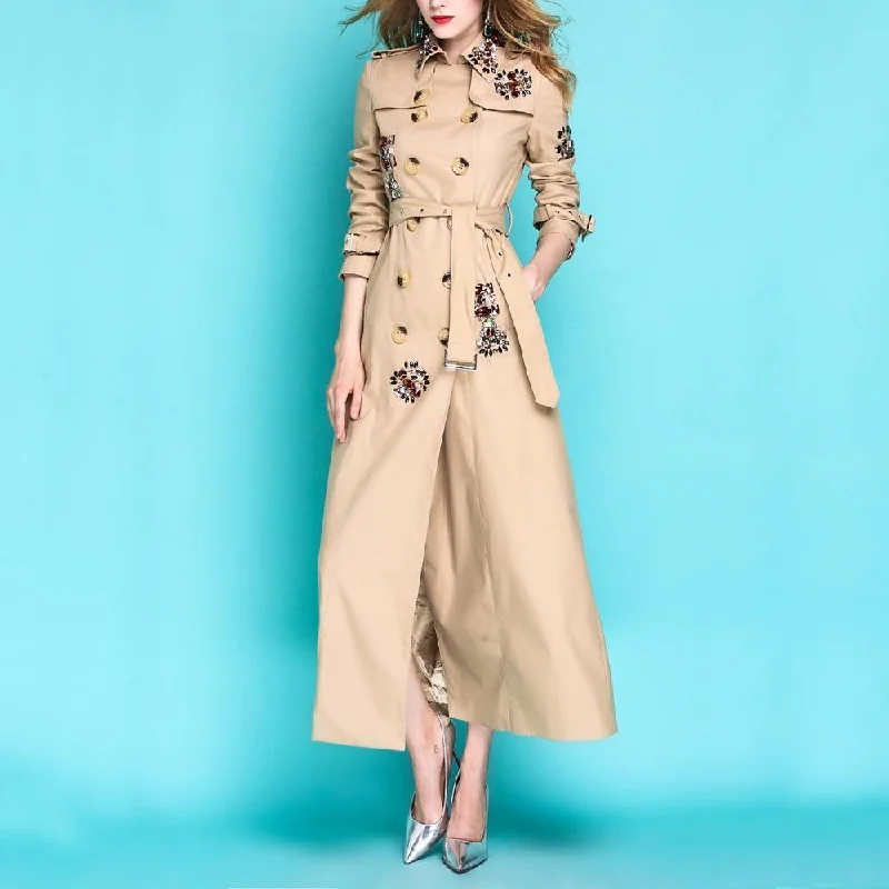 Shop and Save England Style Autumn Spring Trench Coat