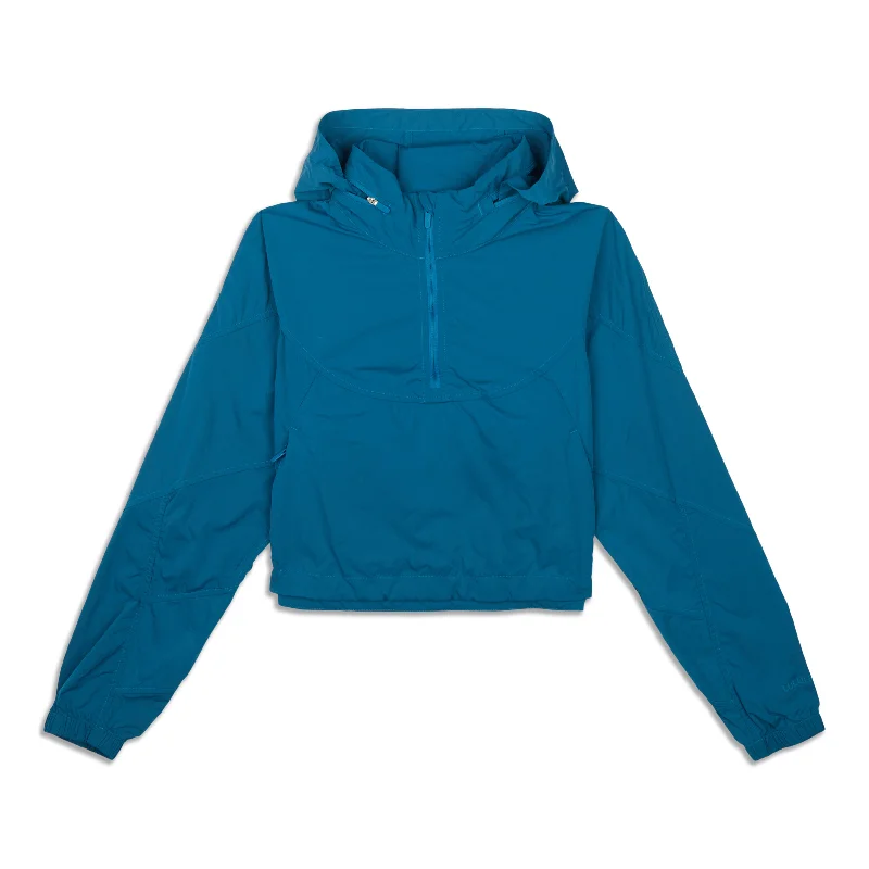 Flash Deals Evergreen Cropped Anorak - Resale