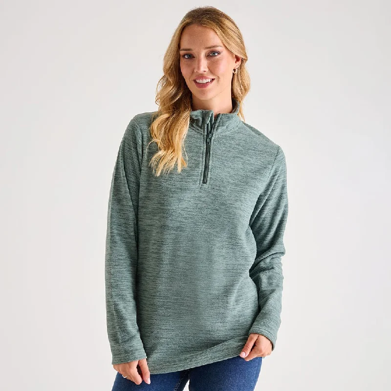 Value Deals Ladies 1/4 Zip Fleece