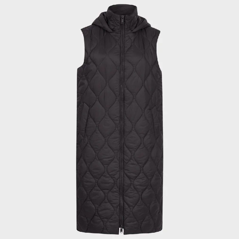 Doorbuster Deal Ladies Black Longline Gilet