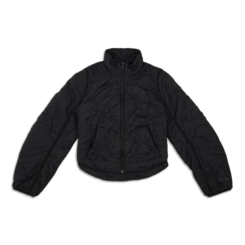 Warehouse Sale Quilted Light Insulation Cropped Jacket - Resale