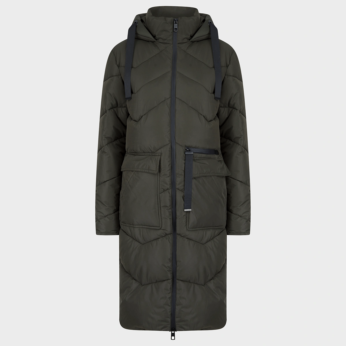 Low Prices Saint and Sinner Chevron Padded Coat