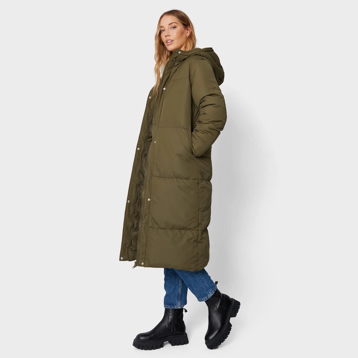 Act Now Threadbare Ladies Maxi Puffa
