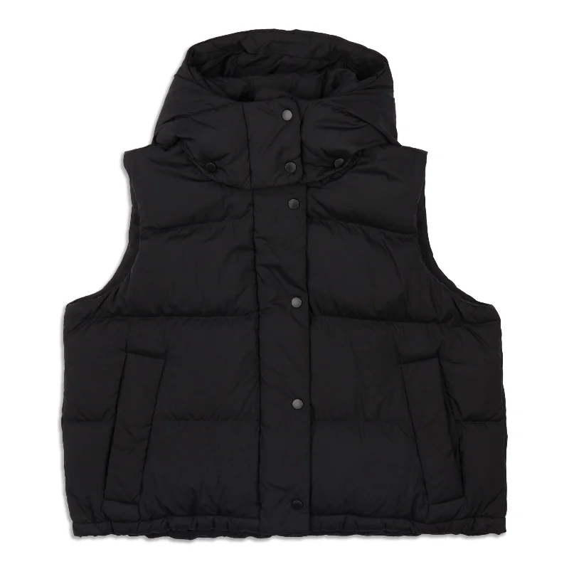 Can't Miss Wunder Puff Cropped Vest - Resale