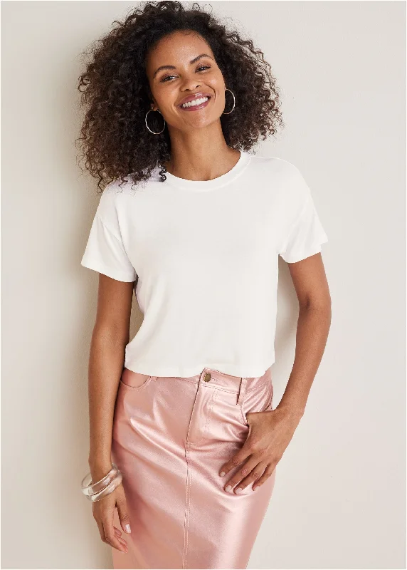 Today Only Crew Neck Tee - Off White