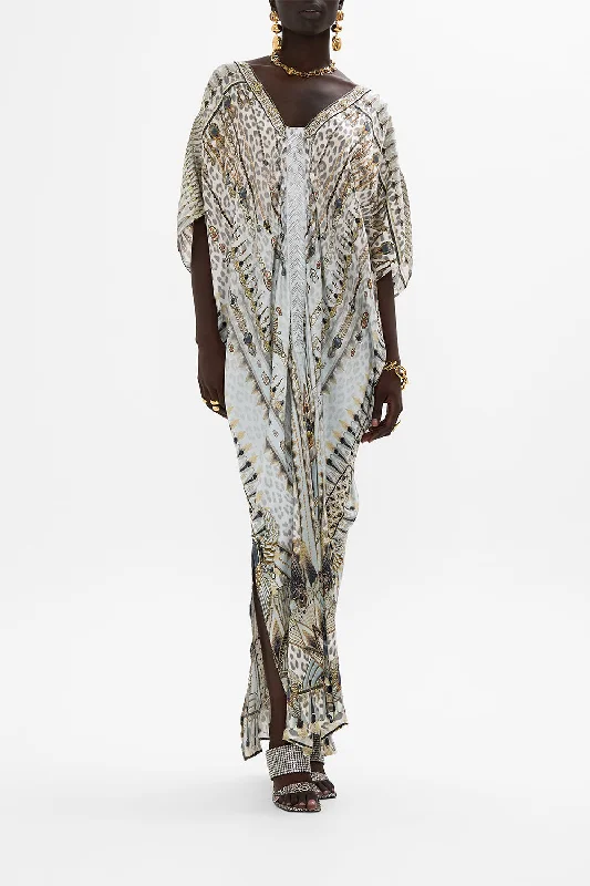 Special Discount KAFTAN WITH FRONT TAB DETAIL SAHARA STARLET