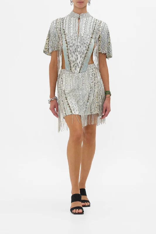 Big Discounts BEADED GILET SAHARA STARLET