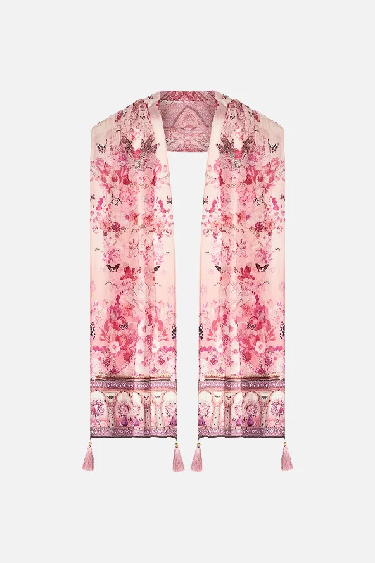 Doorbuster Deal LONG SCARF BOTANICAL NOVELLA
