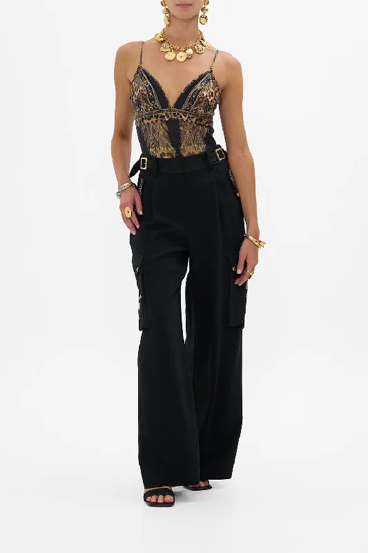 Markdowns TRI BODYSUIT WITH MESH INSERTS AN EGYPTIAN RENAISSANCE