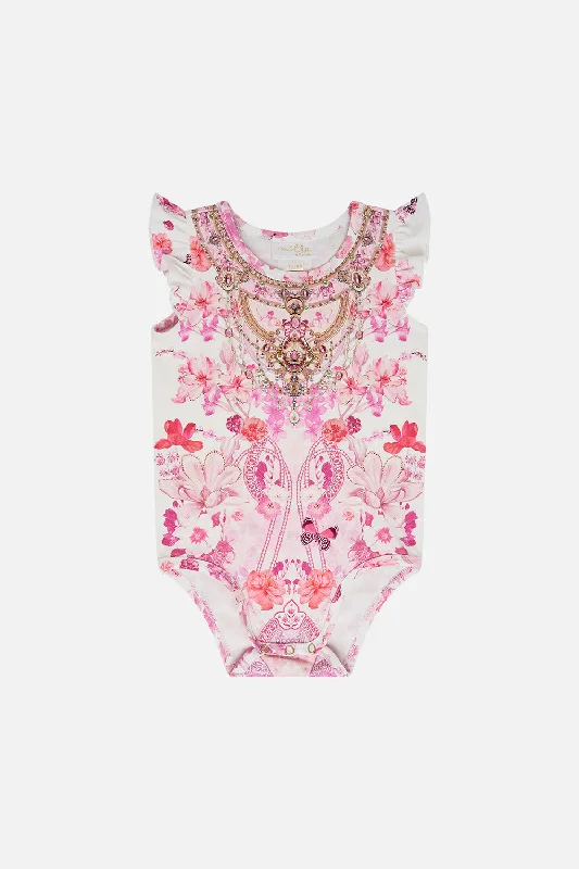 Special Price BABIES FRILL BODYSUIT BOTANICAL NOVELLA