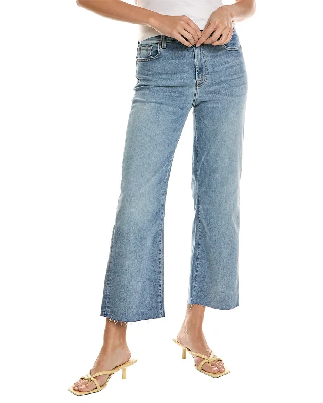 Huge Savings 7 For All Mankind Cropped Alexa Polar Sky Wide Jean
