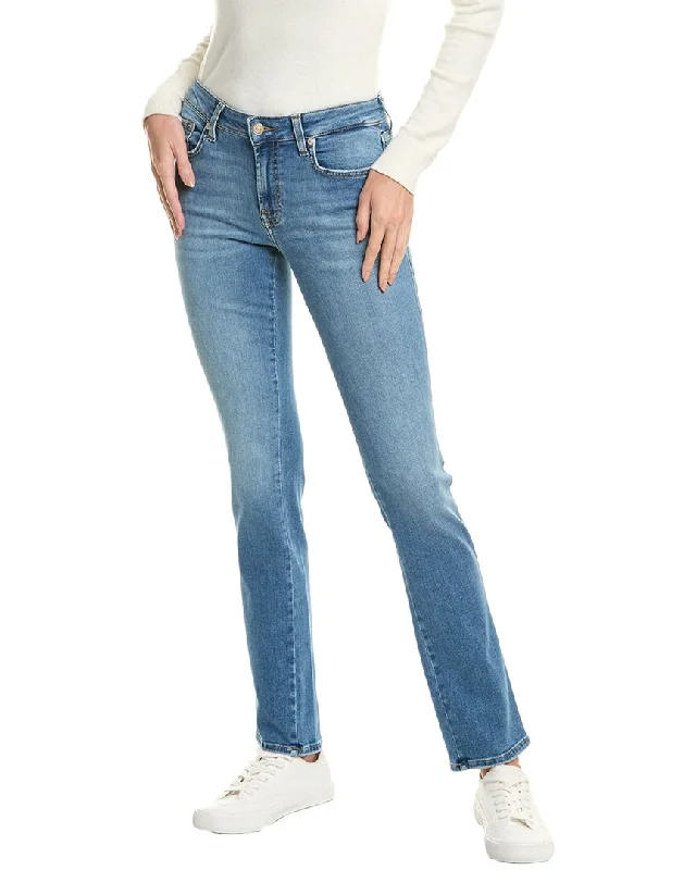 Massive Deals 7 For All Mankind Kimmie Bluejay Straight Jean